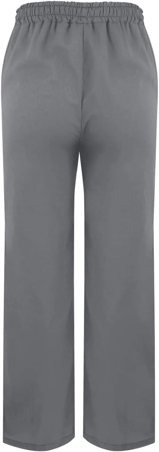 Linen Pants for Women 2025 Summer Casual Lightweight Drawstring Elastic Waist Pants Straight Leg Lounge Trousers