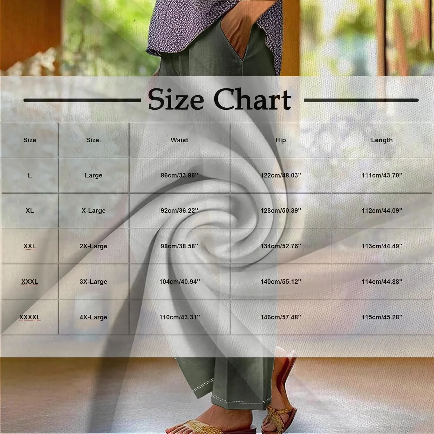 Linen Pants for Women Casual Tropical Floral Printed Rolled Pants Elastic High Waist Drawstring Summer Trousers