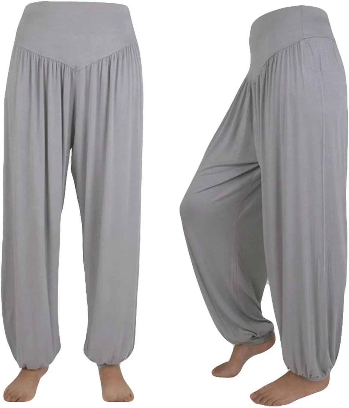 Linen Pants for Women Plus Size Summer Wide Leg High Waist Beach Trousers Yoga Capri Pants Casual Palazzo