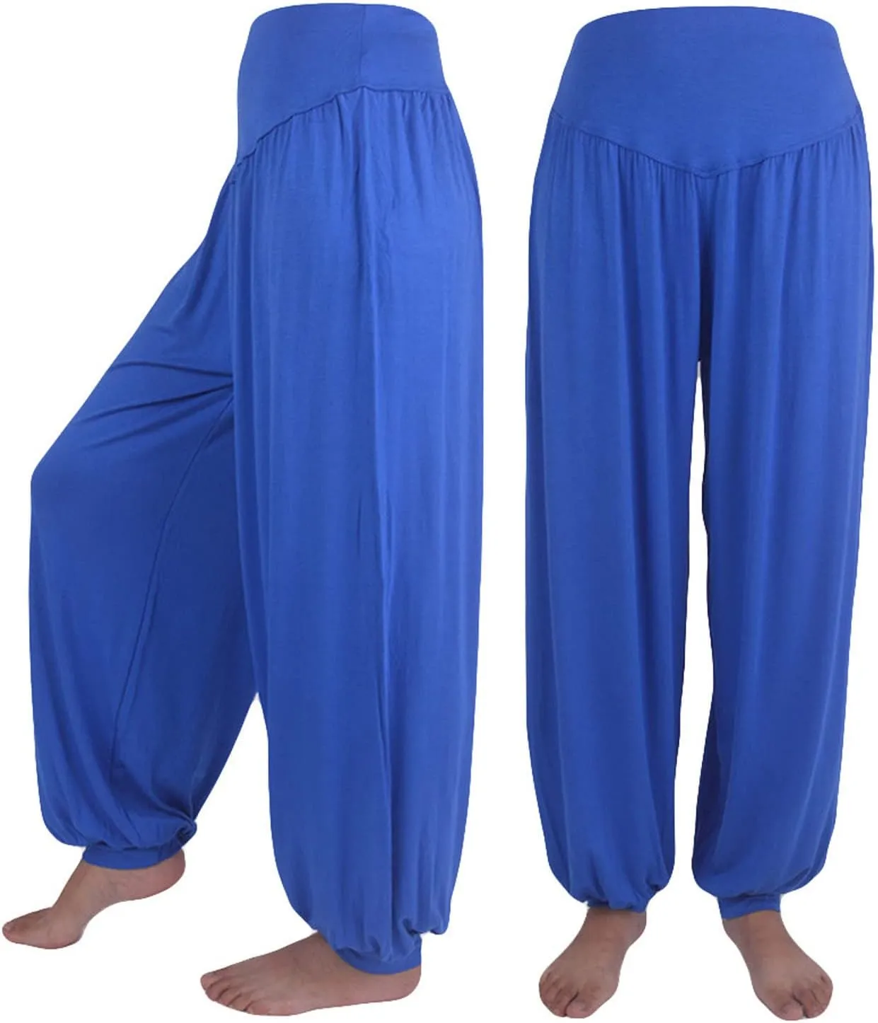 Linen Pants for Women Plus Size Summer Wide Leg High Waist Beach Trousers Yoga Capri Pants Casual Palazzo