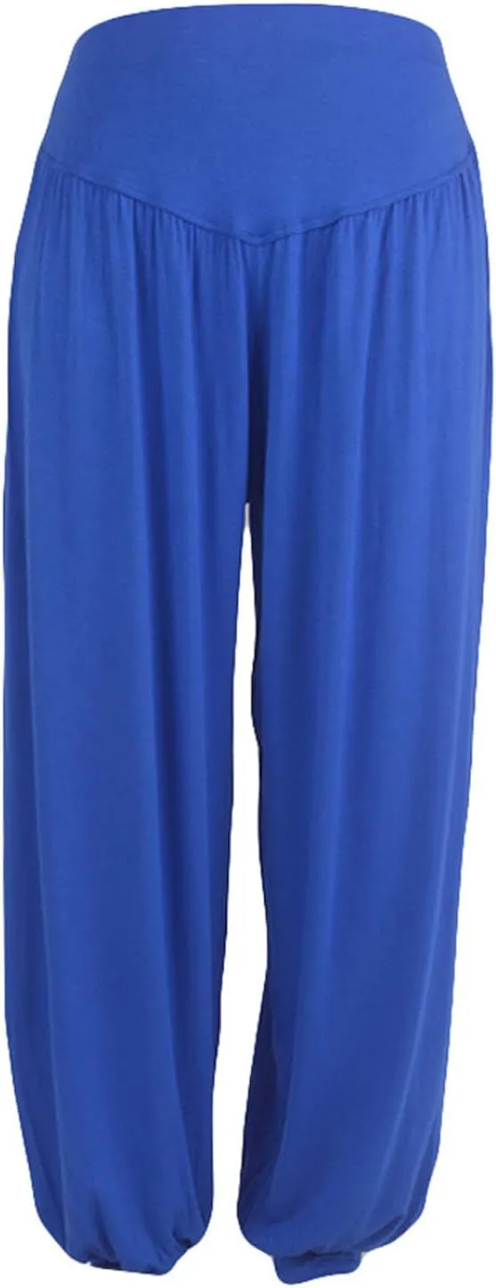 Linen Pants for Women Plus Size Summer Wide Leg High Waist Beach Trousers Yoga Capri Pants Casual Palazzo