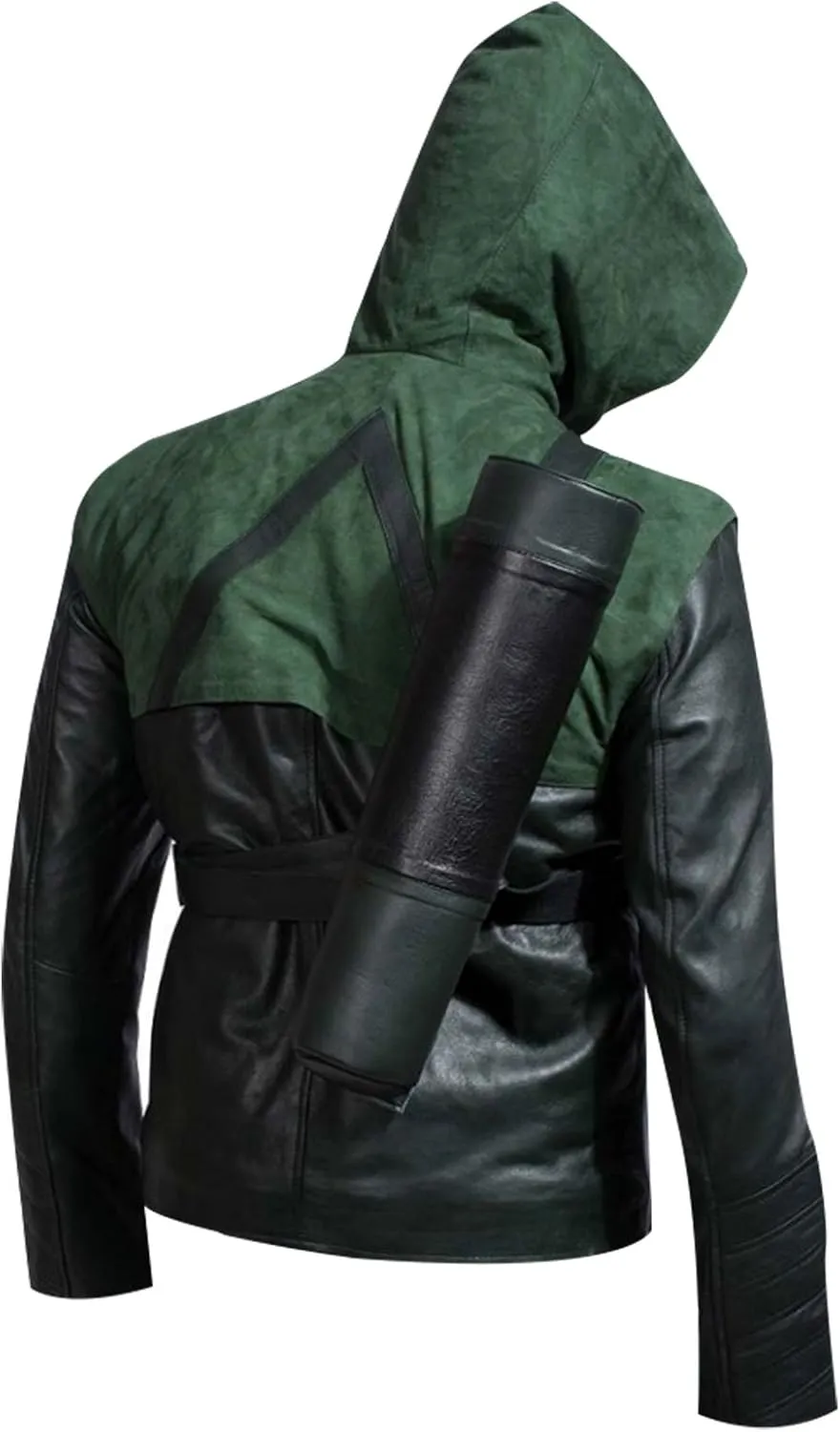 LP-FACON Mens Green Hooded Costume Cosplay Jacket Collection Halloween Outfits