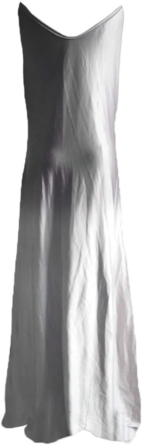 Maxi Dresses for Women 2025 Casual Strappy V Neck Sleeveless Summer Dresses Flowy Pleated Loose Beach Long Dress