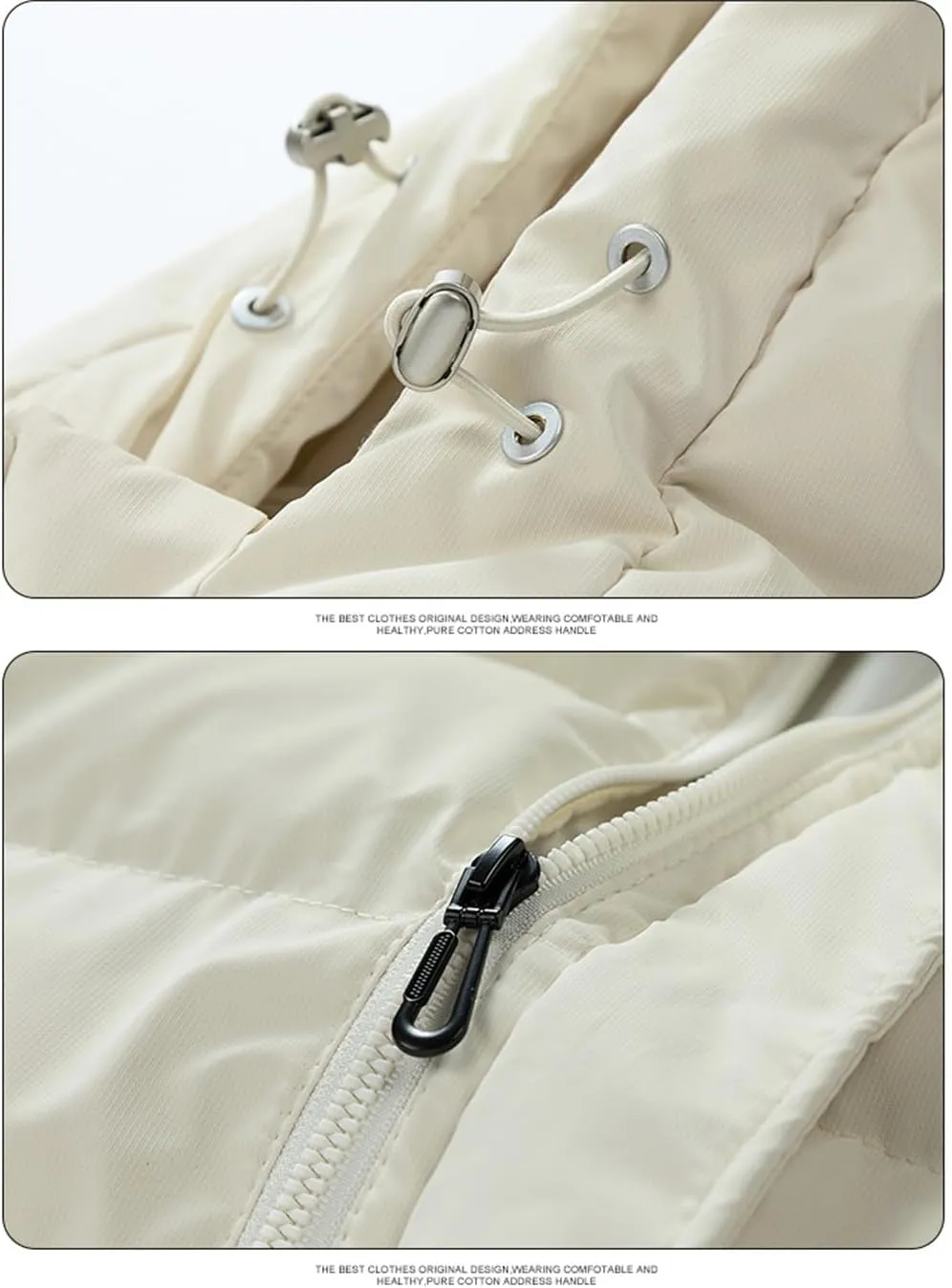Men Cotton-Padded Puffer Windbreakers Winter Parkas Bomber Jackets Warm Thicken Ski Camping Coats