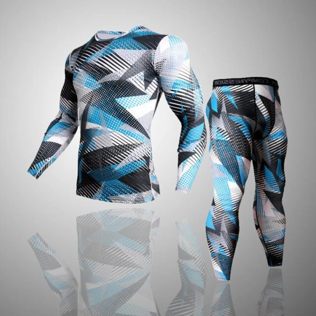 Men's Compression Thermal Camoflauge Quick Dry Underwear Full Set