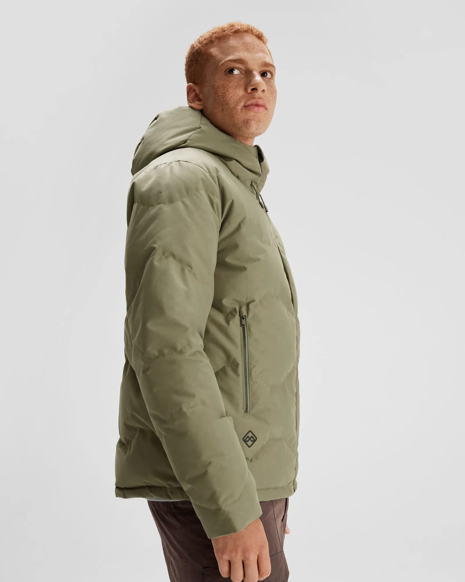 Men's Frisco X Hooded Down Jacket - Beech