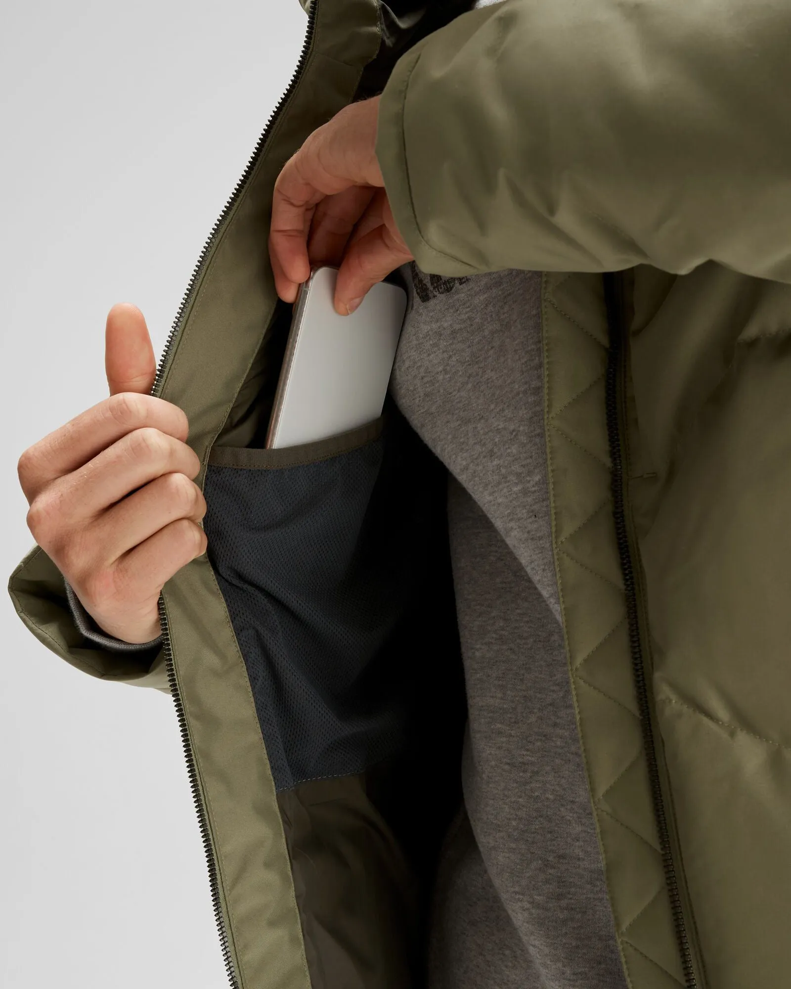 Men's Frisco X Hooded Down Jacket - Beech