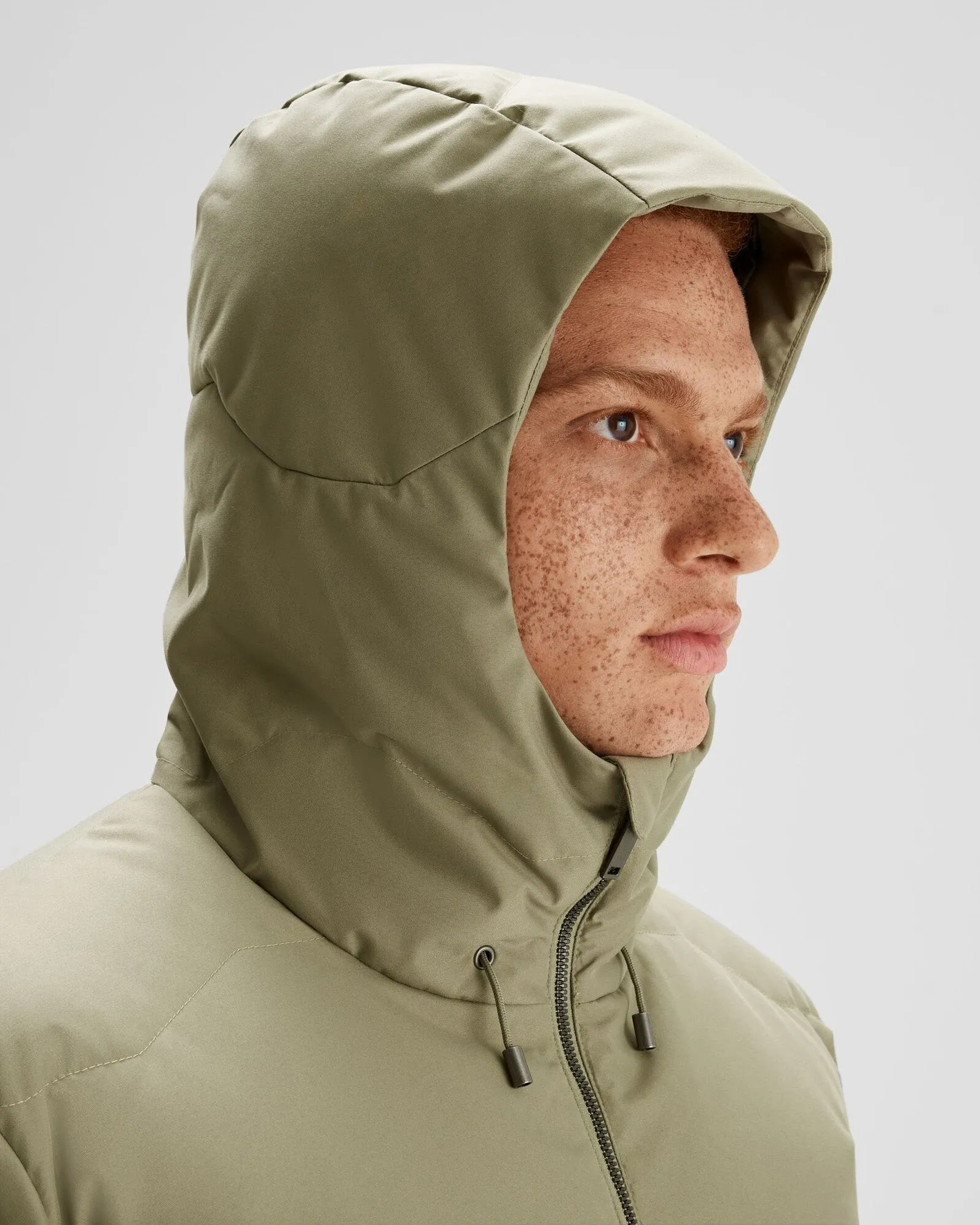 Men's Frisco X Hooded Down Jacket - Beech