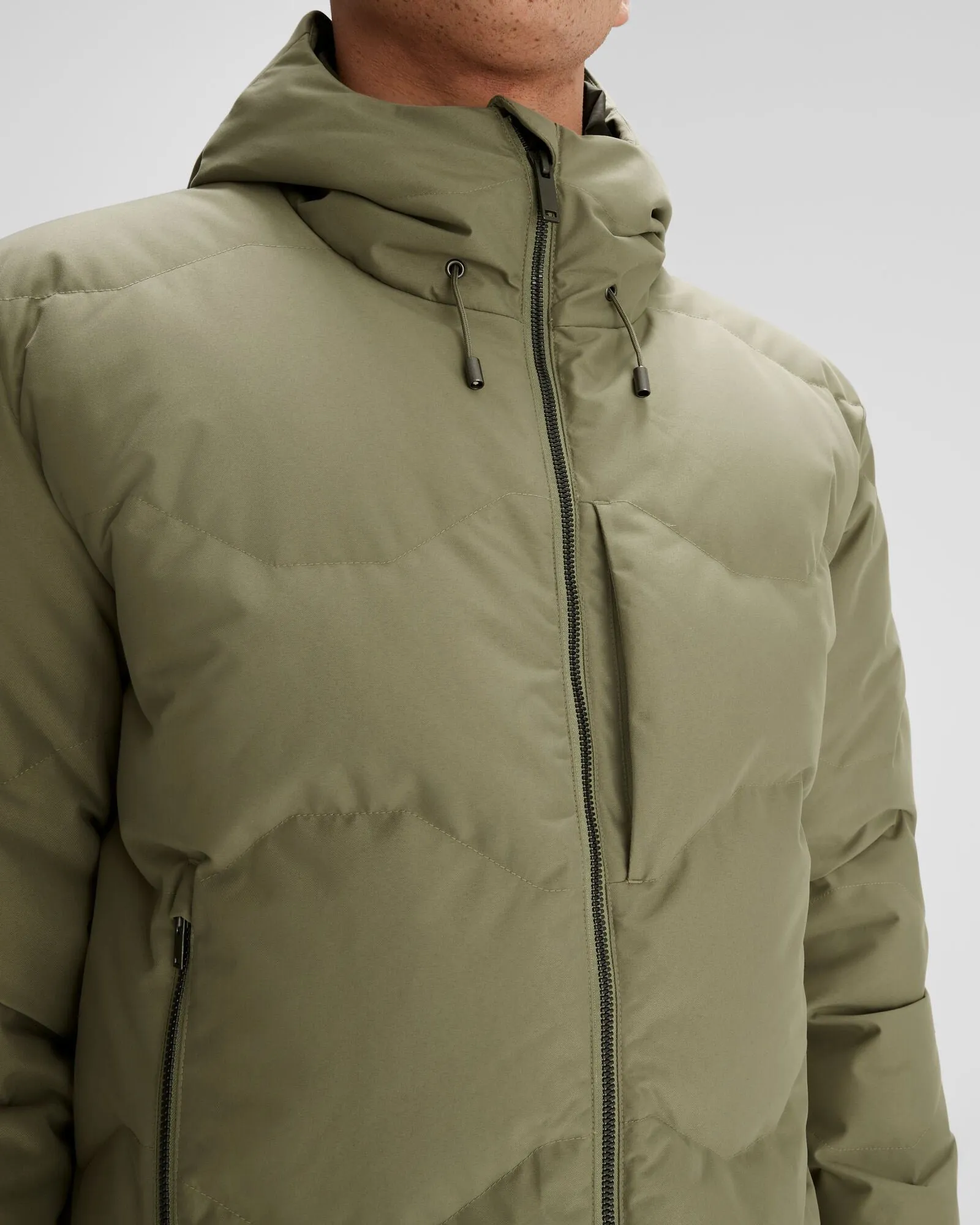 Men's Frisco X Hooded Down Jacket - Beech