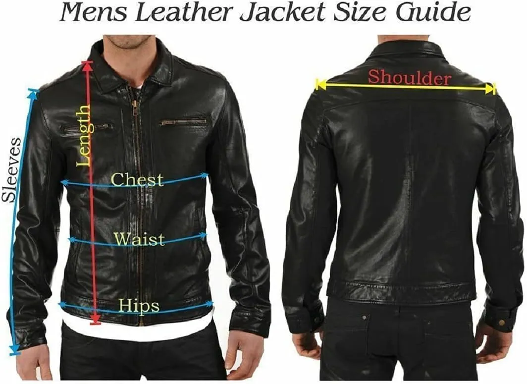 Mens ijiek Biker Jacket | Yellow Chuck Greene Motorcyle Leather Jacket