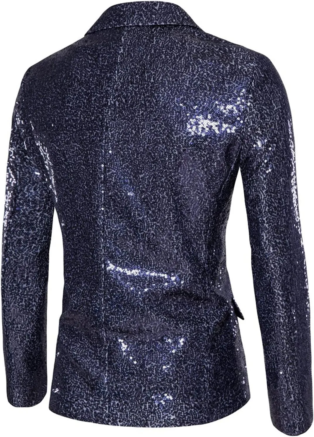 Mens Sequin Tuxedo Jacket Tails Slim Fit Tailcoat Coat Swallowtail Dinner Party Wedding Blazer Suit Jacket Office Outfit
