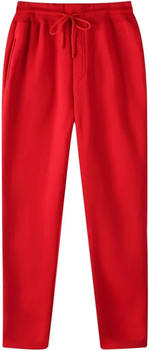 Mens Sweatpants Slim Fit Drawstring Workout Jogger Pants Athletic Workout Elastic Waisted Casual Running Hiking Pants