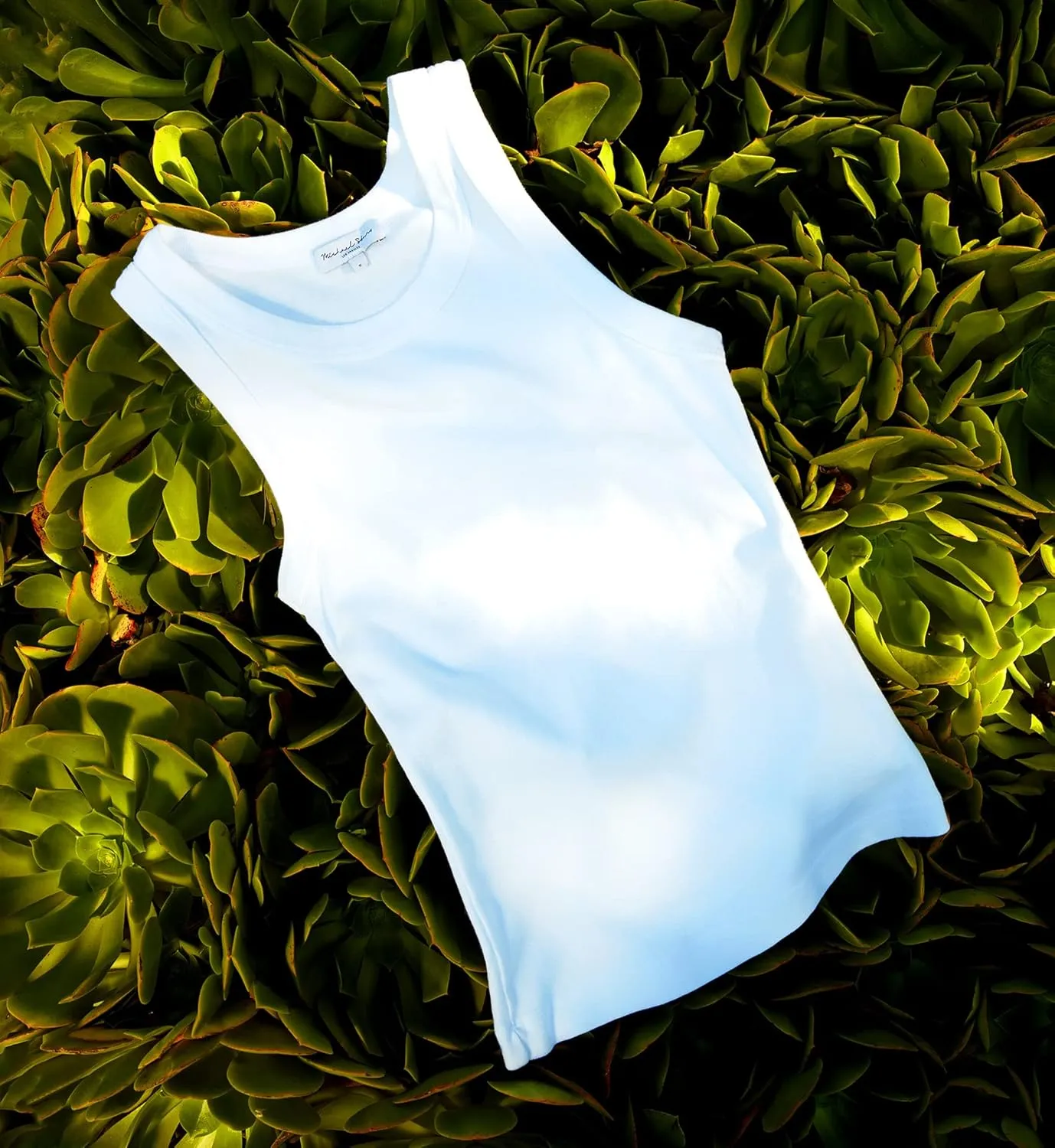 Michael Stars Women's Paloma Wide Binding Cotton Tank Top - Everyday Basic