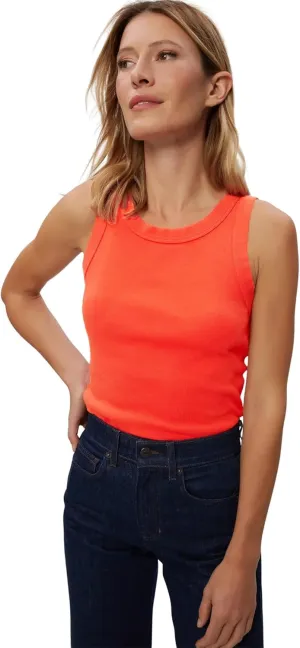 Michael Stars Women's Paloma Wide Binding Cotton Tank Top - Everyday Basic