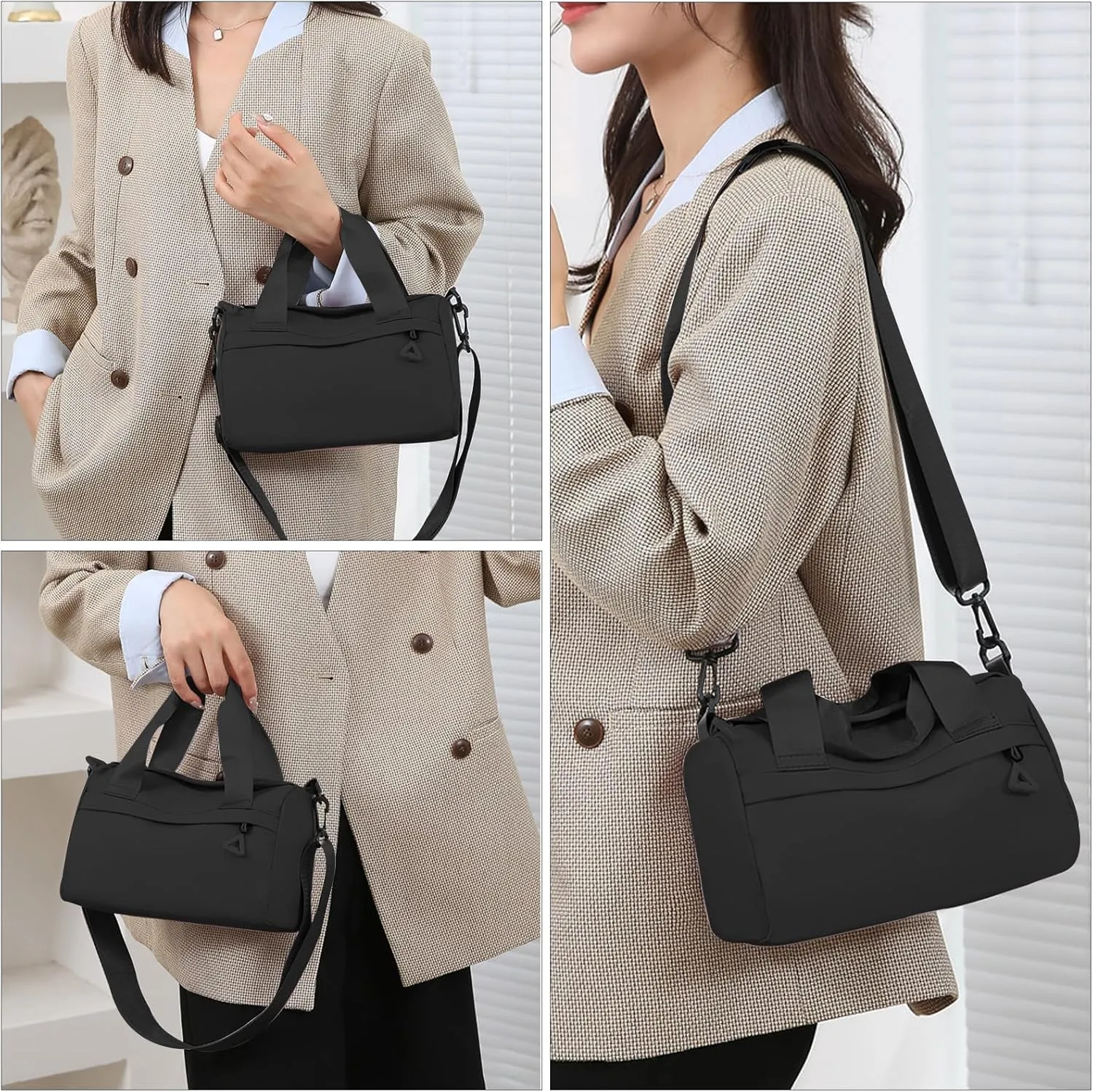 Mini Gym Bag Waterproof Gym Tote Bag Portable Fitness Shoulder Bag for Sports Travel