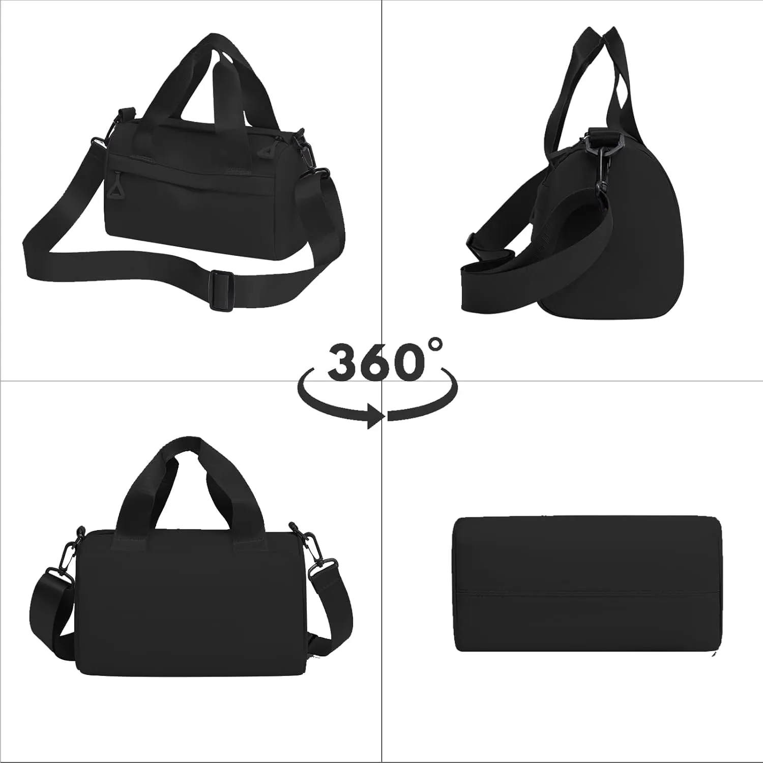 Mini Gym Bag Waterproof Gym Tote Bag Portable Fitness Shoulder Bag for Sports Travel