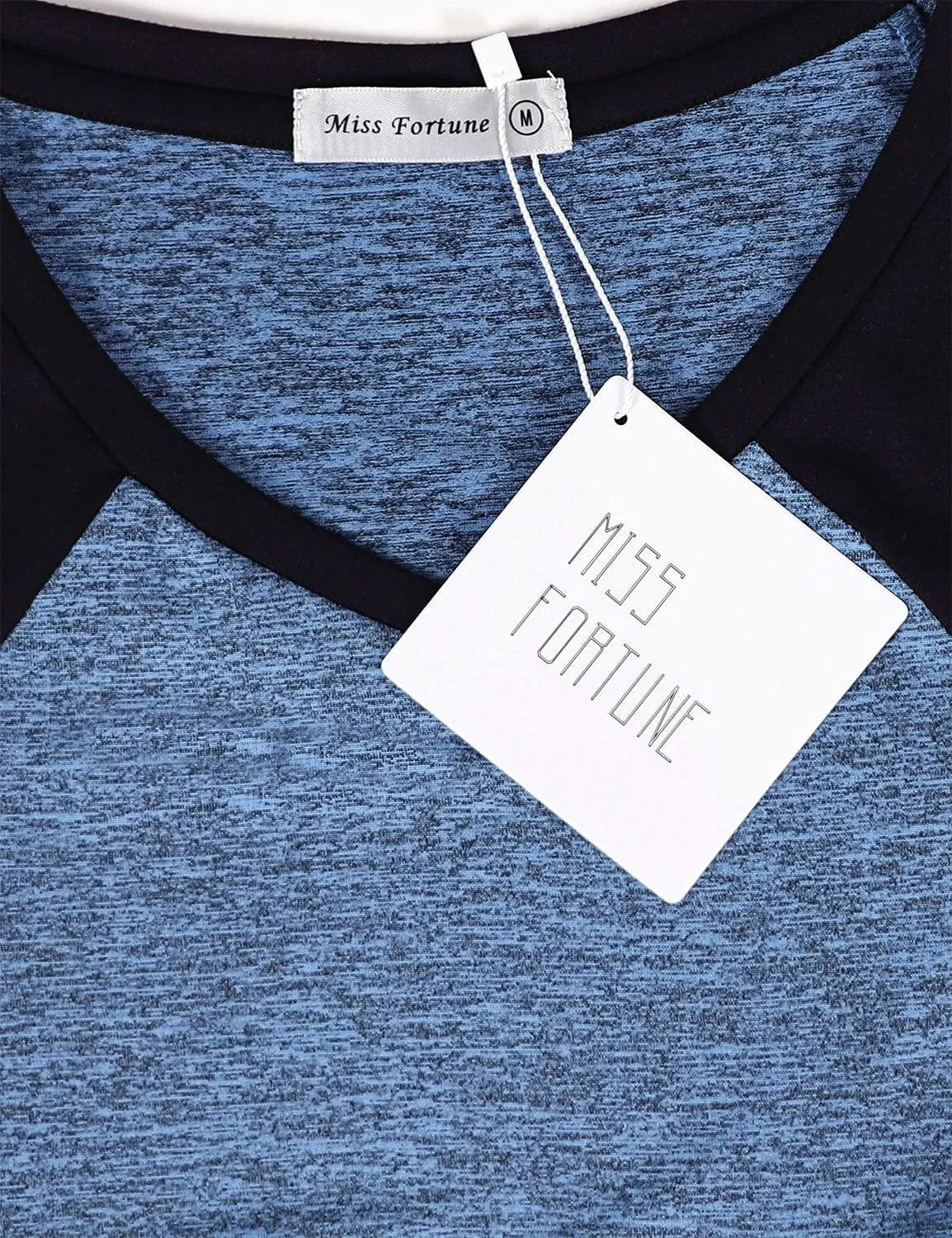 MISS FORTUNE Womens Active Wear Exercise Top Yoga Shirt Workout Clothes