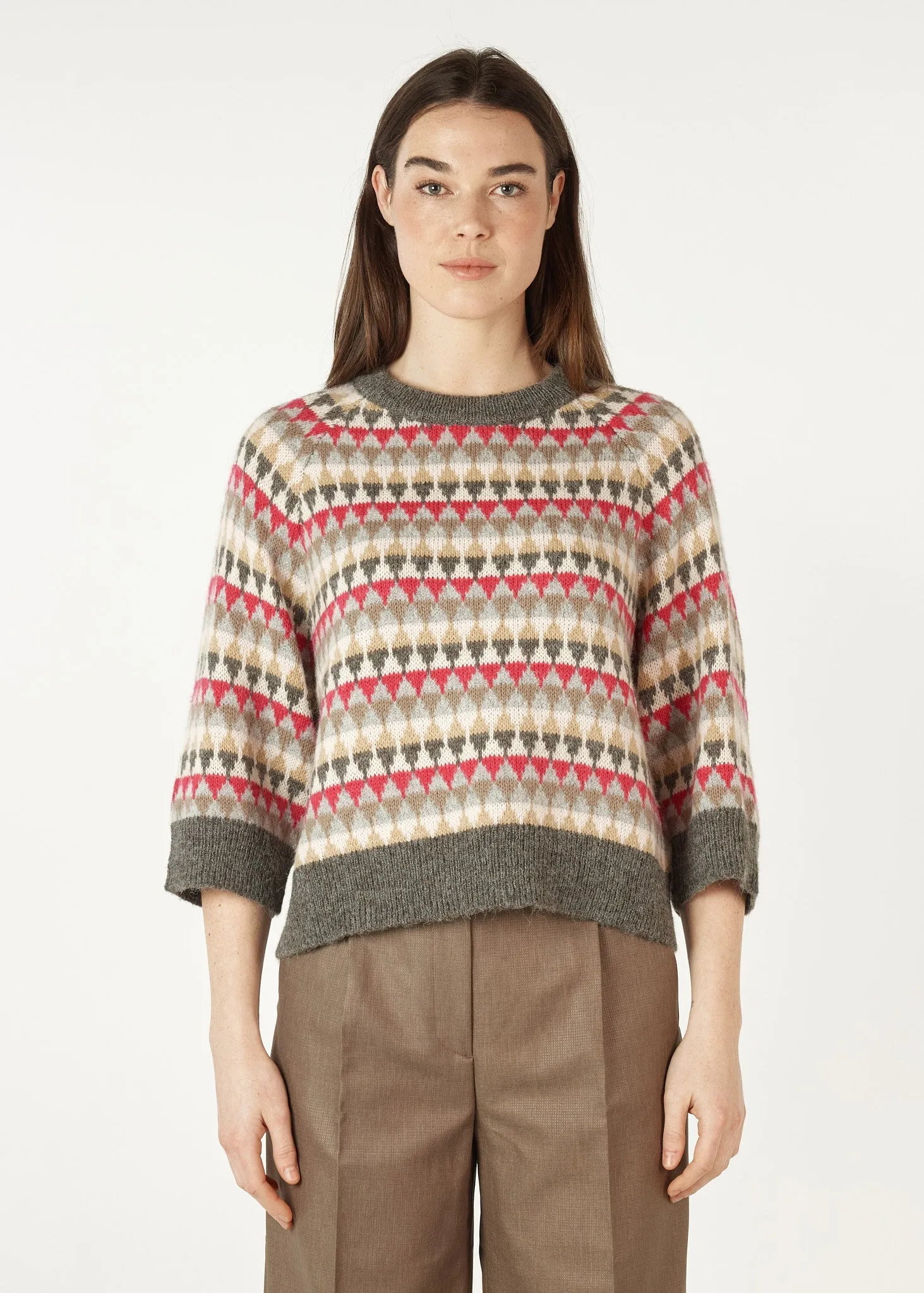 Mohair Fairisle Jumper