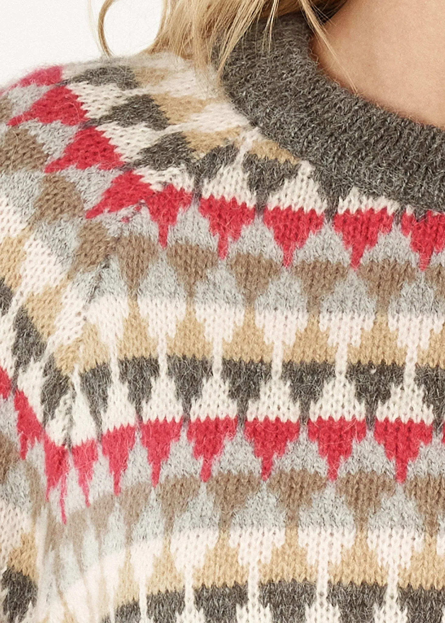 Mohair Fairisle Jumper