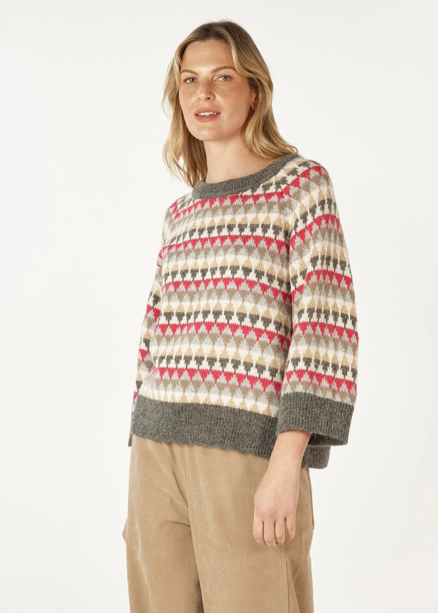 Mohair Fairisle Jumper