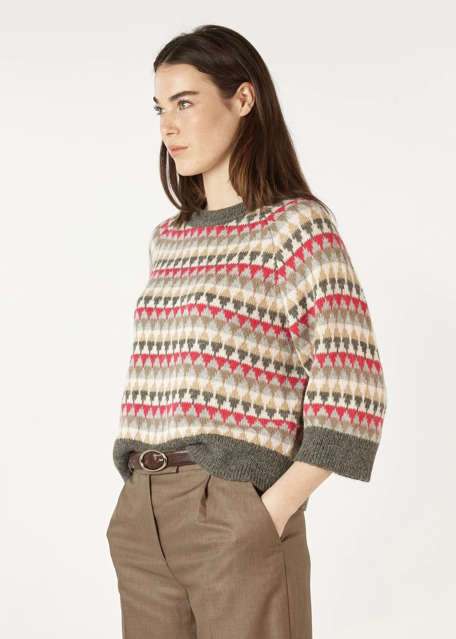 Mohair Fairisle Jumper