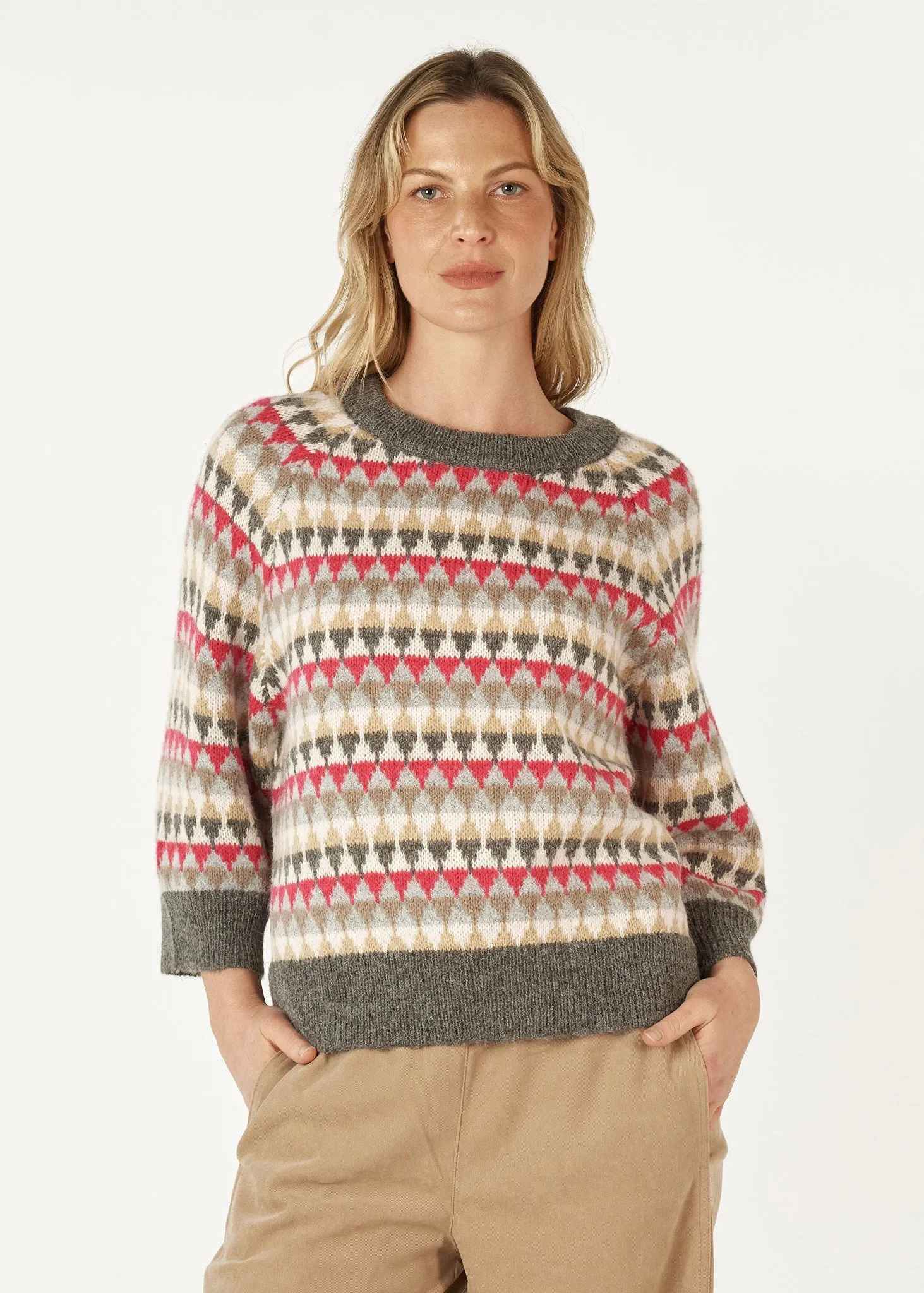 Mohair Fairisle Jumper