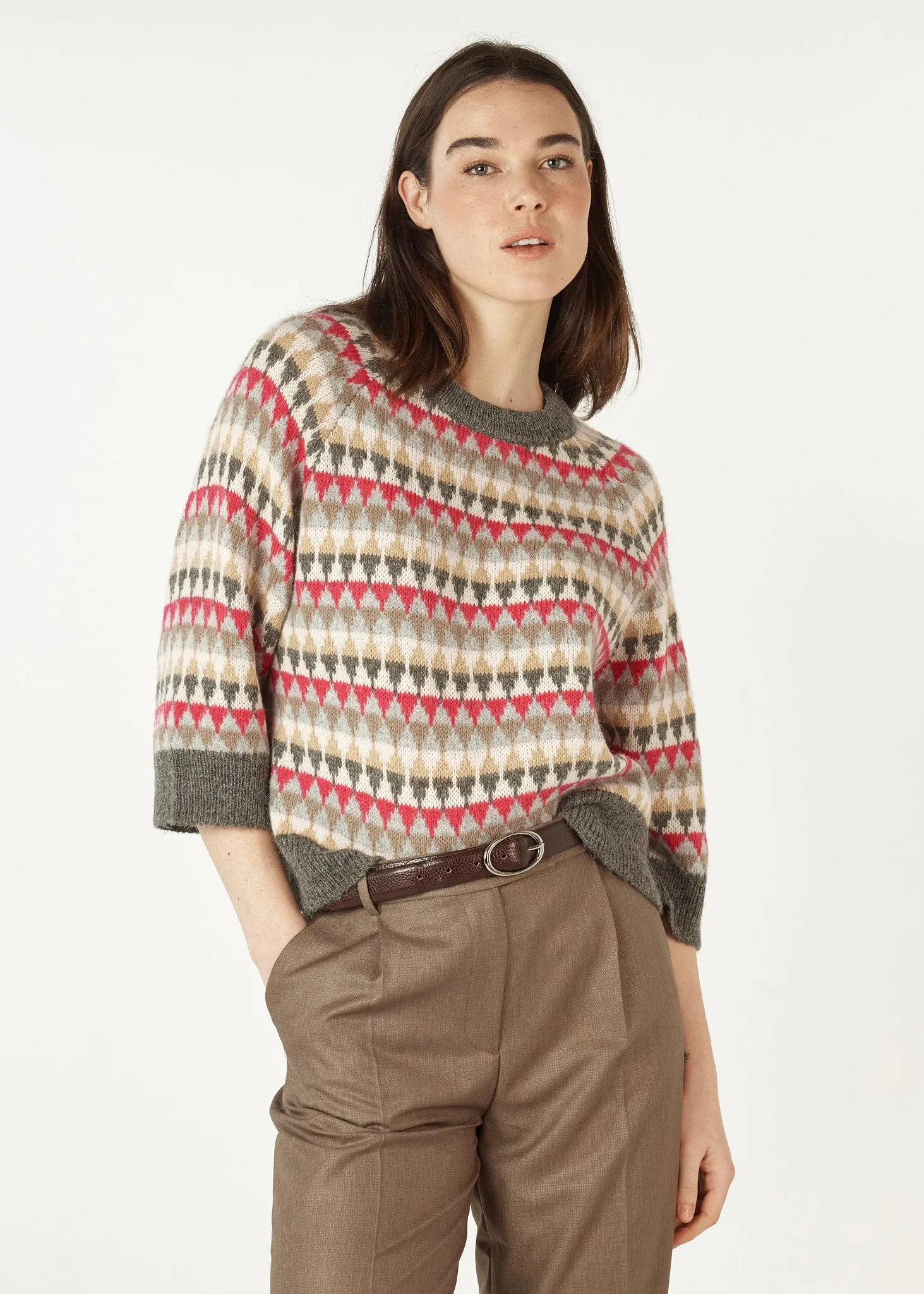 Mohair Fairisle Jumper