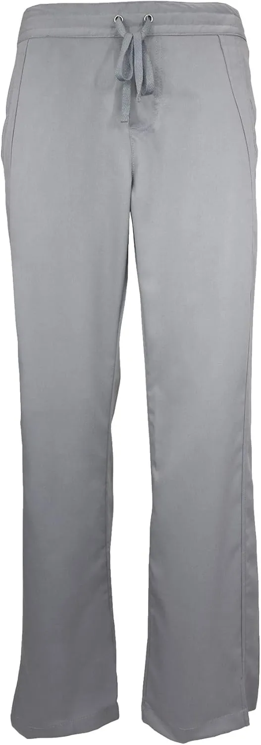 Natural Uniforms Women's Ultra Soft Modern Fit Mock Wrap Work Uniform Top and Pant Set 8201-9200