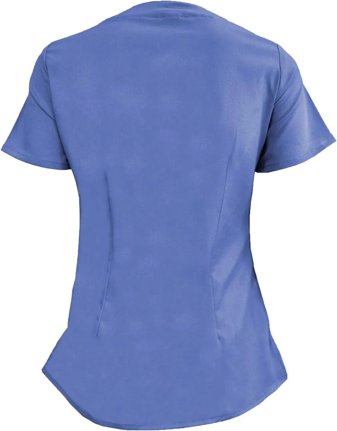 Natural Uniforms Women's Ultra Soft Modern Fit Mock Wrap Work Uniform Top and Pant Set 8201-9200