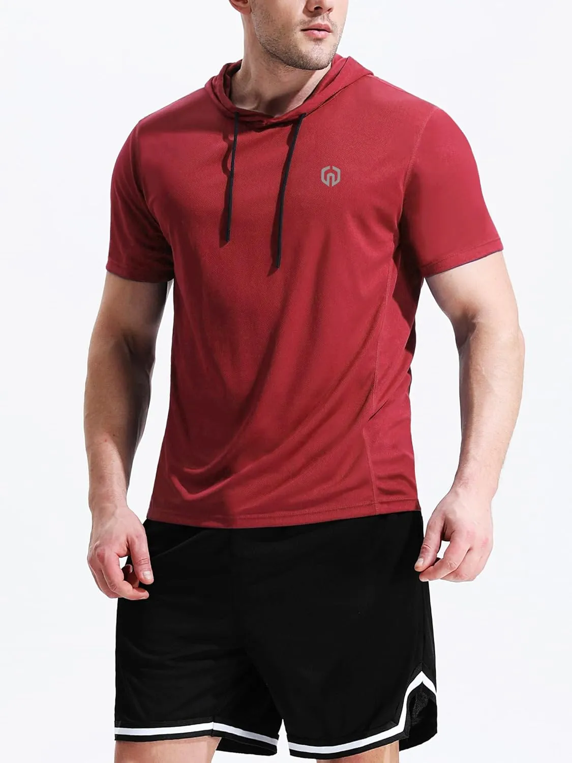 NELEUS Dry Fit Workout Athletic Muscle Tank Top Running Shirts with Hoods