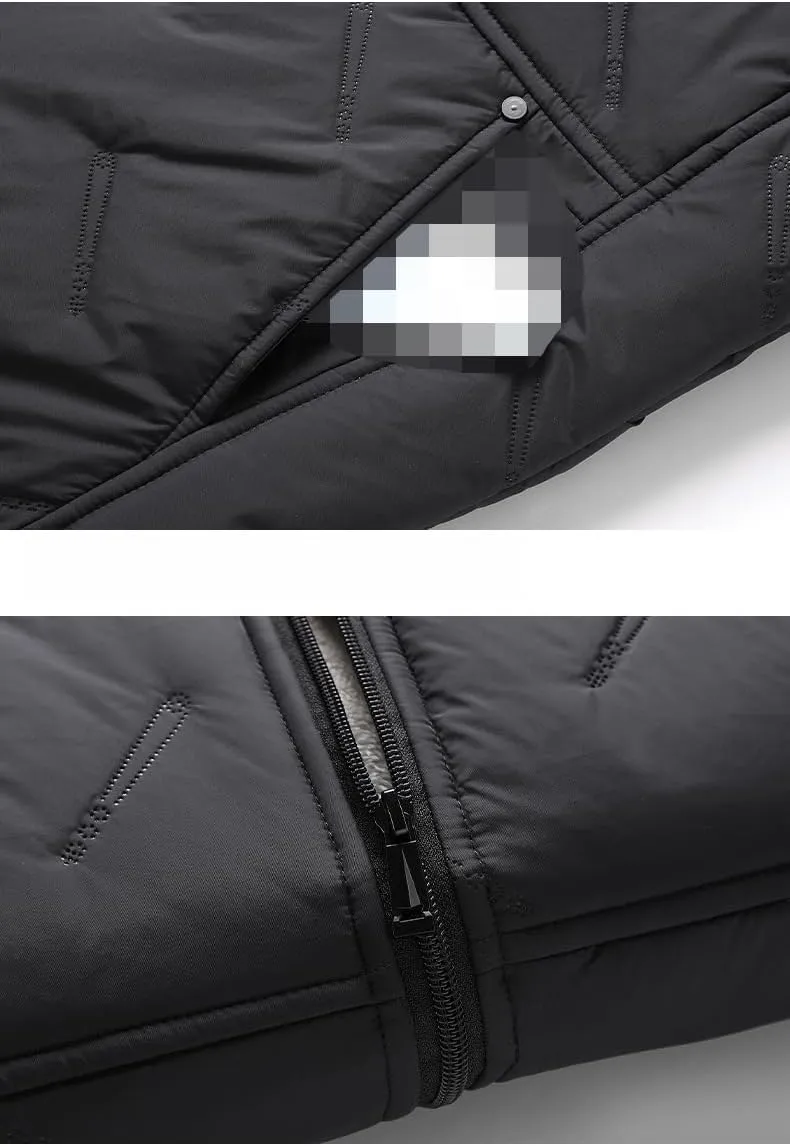 New Men Winter Loose Silk-like Cotton Jackets Padded and Thickened Casual Baseball Jerseys Plus Size Coat jacket male tops