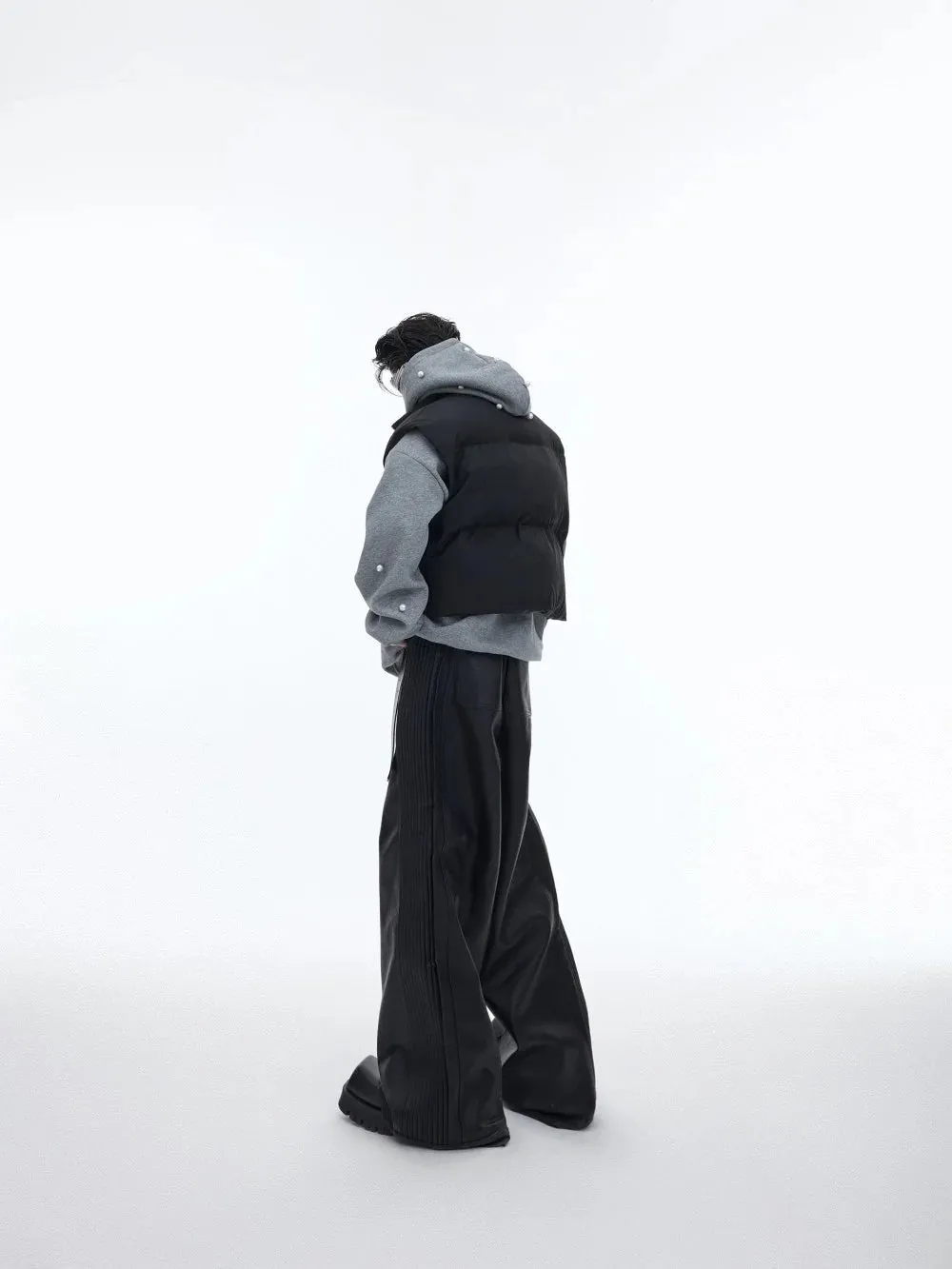 Opium High Collar Vest