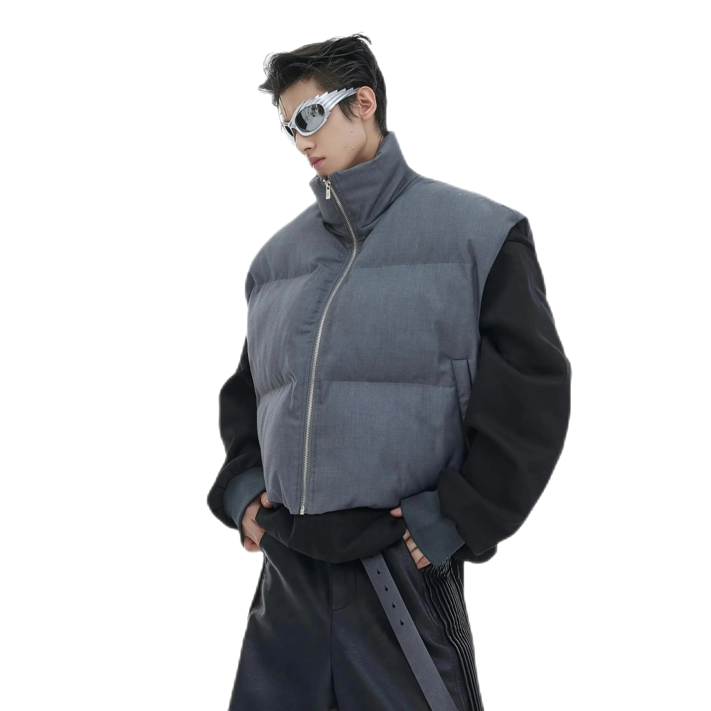 Opium High Collar Vest