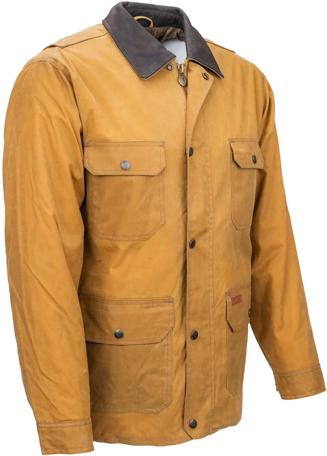 OUTBACK TRADING Men's 2146 Gidley Waterproof Breathable Fully Lined Cotton Oilskin Western Jacket