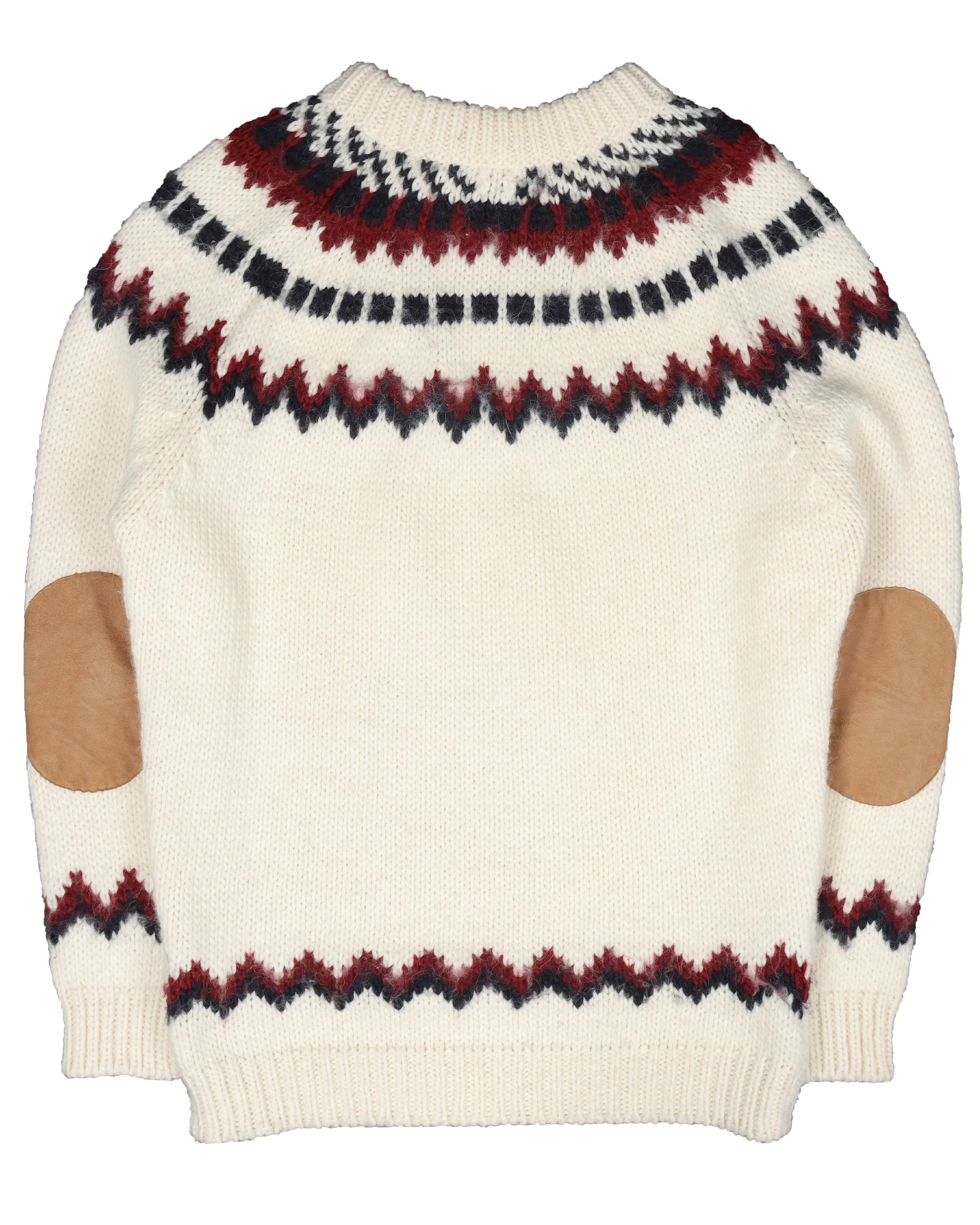 Oversized Elbow Patch Knit Sweater Runway (2013)