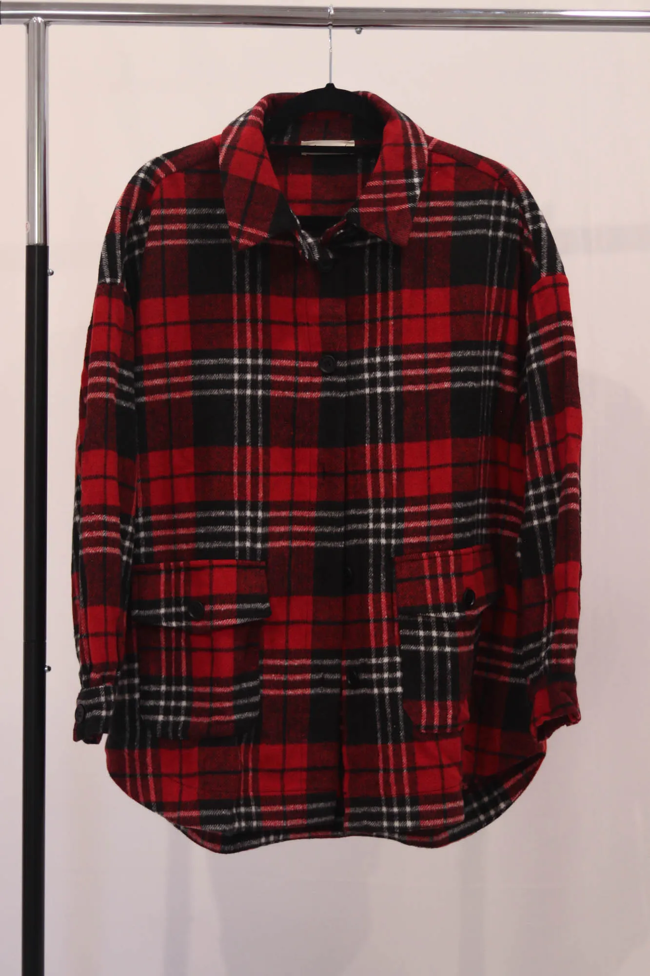 Oversized Flannel Shirt