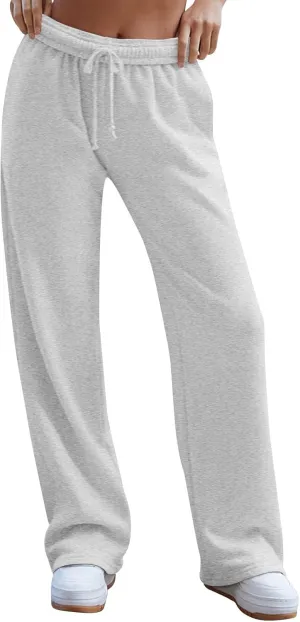 Pants for Women Casual Sweatpants Yoga Pants High Waisted Wide Leg Athletic