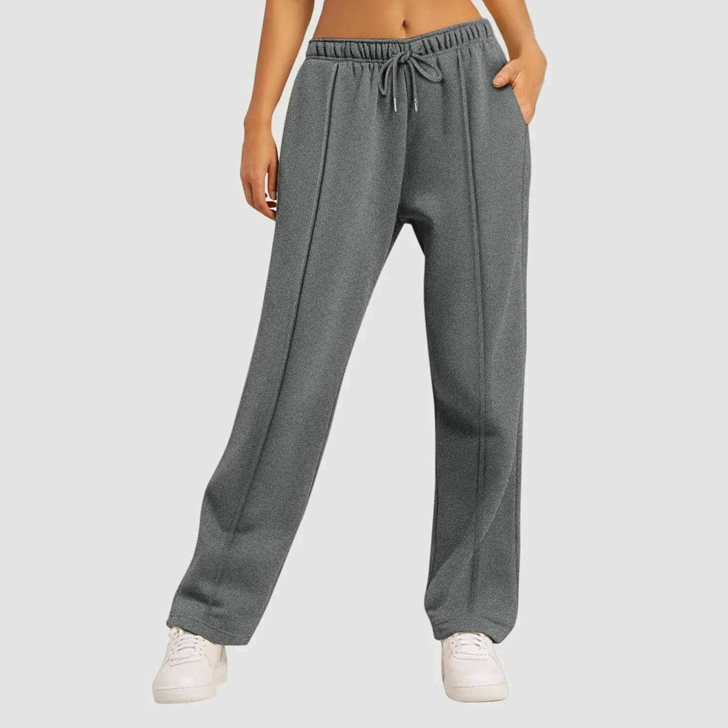Pants for Women, Pants Wide Leg Straight High Waisted Summer Summmer Linen