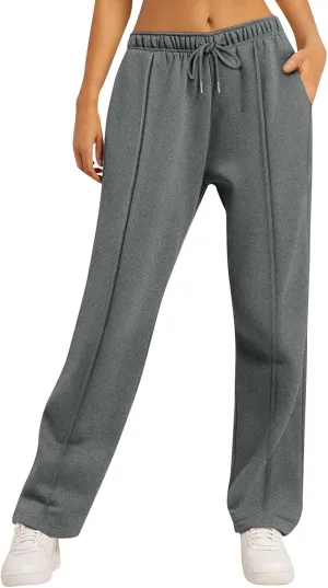 Pants for Women, Pants Wide Leg Straight High Waisted Summer Summmer Linen