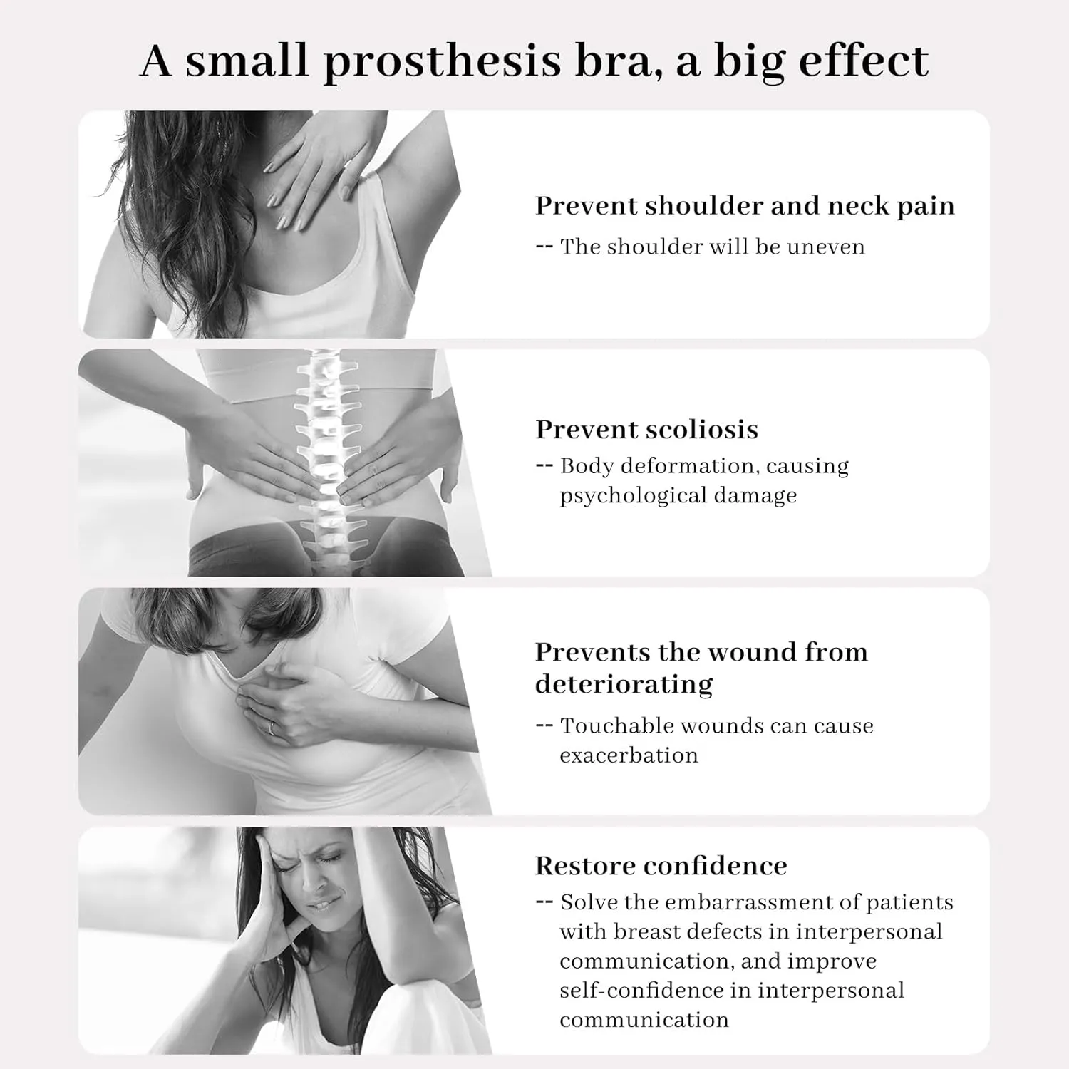 Post Surgery Mastectomy Camisole with Prosthesis Pockets, Women's Recovery Tank Top
