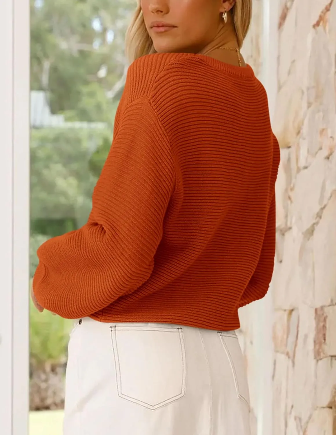 PRETTYGARDEN Womens Fall Sweaters 2025 Casual Loose Crewneck Ribbed Long Sleeve Top Knit Pullover Sweater