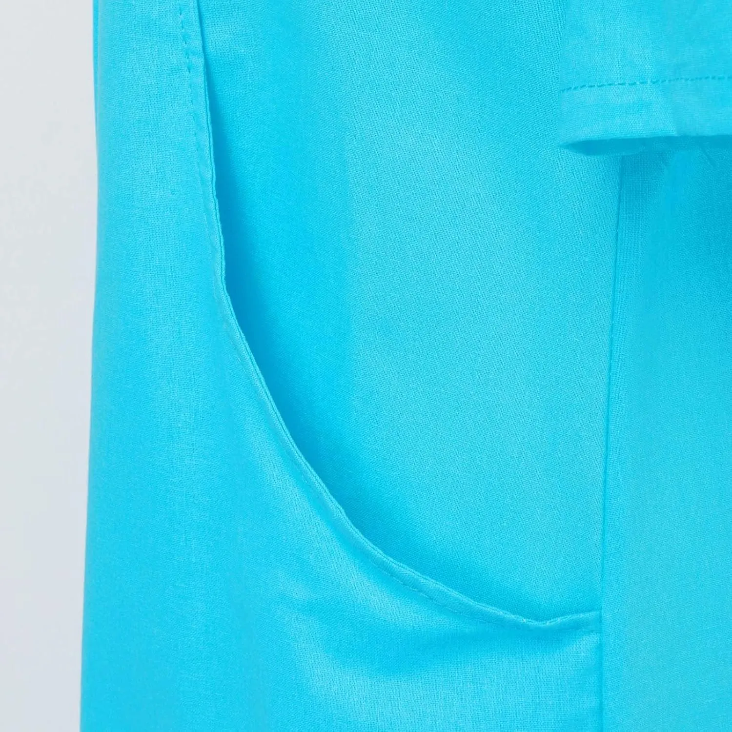 PTOLOCIF Summer Dresses for Women Solid Color Cotton Linen Pockets Tunic Midi Dress Mini Dress