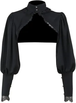 Punk Shrug for Women or Teen Girls Gothic Goth Crop Top