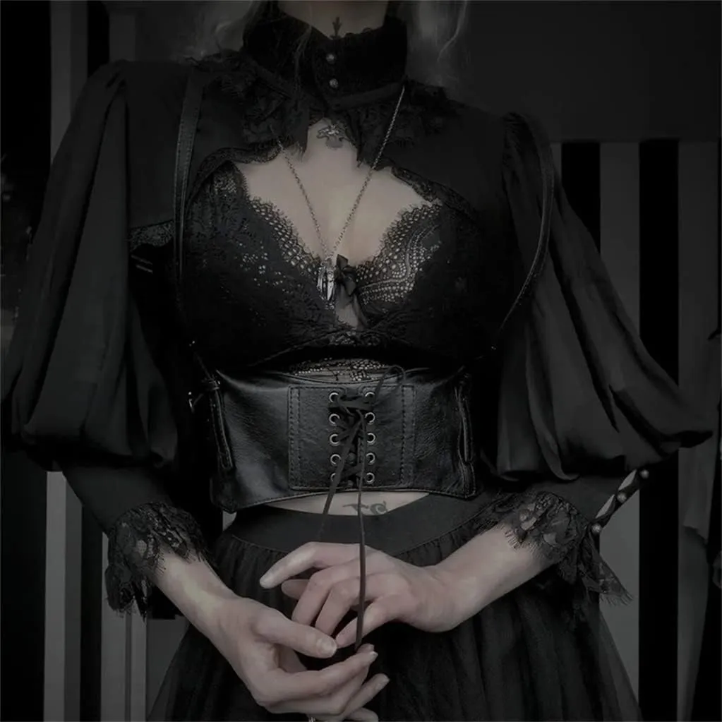 Punk Shrug for Women or Teen Girls Gothic Goth Crop Top