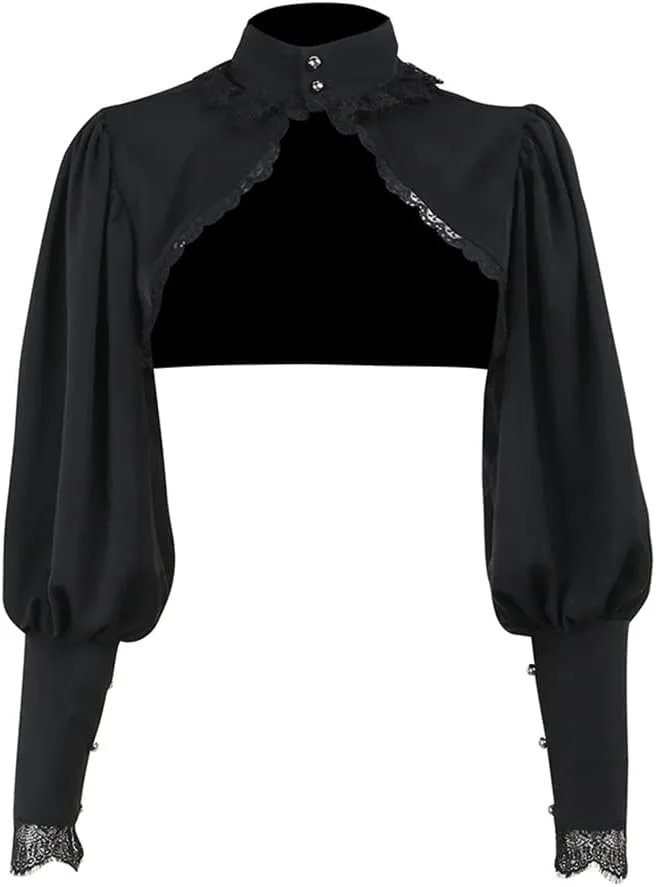 Punk Shrug for Women or Teen Girls Gothic Goth Crop Top