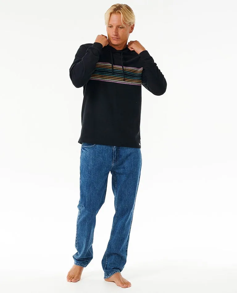 Rip Curl Surf Revival Hooded L/S Shirt-Black