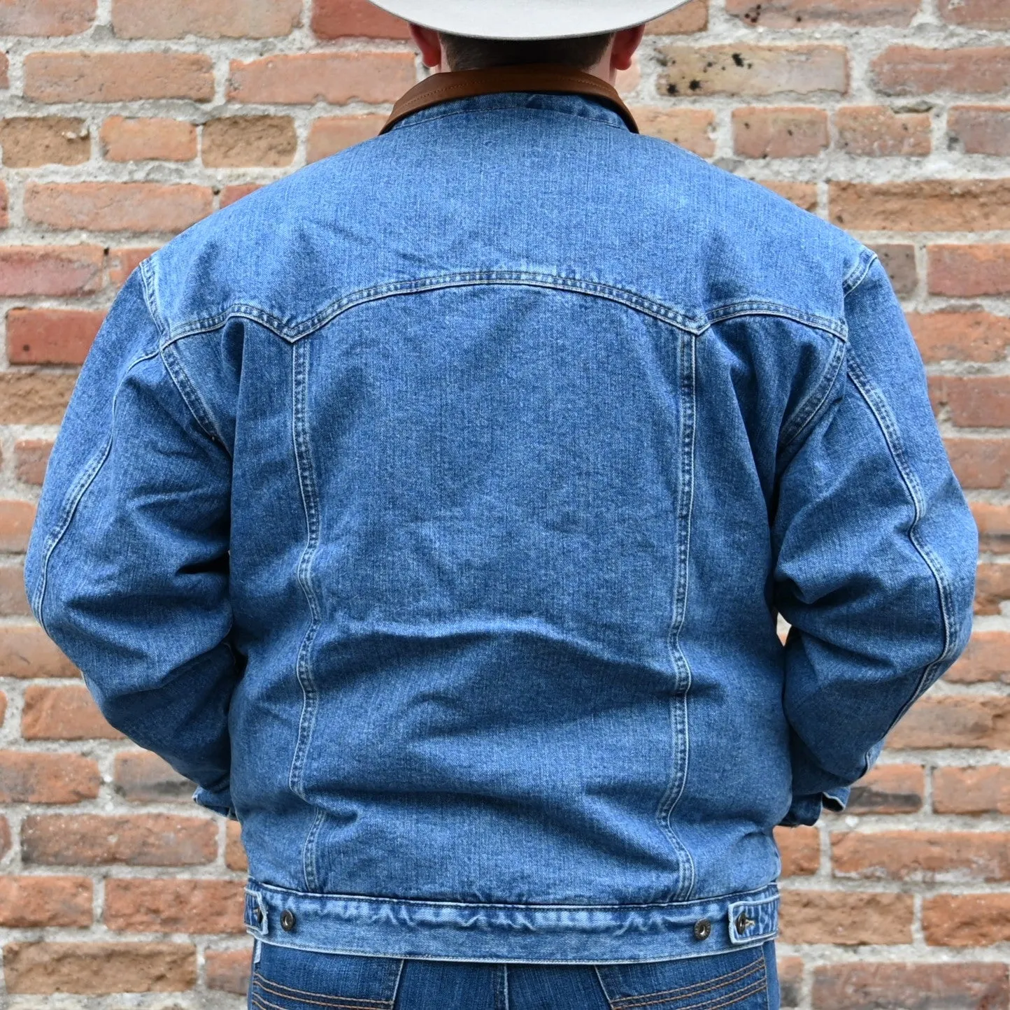 Schaefer Legend Denim Jacket with Fleece Lining in Indigo