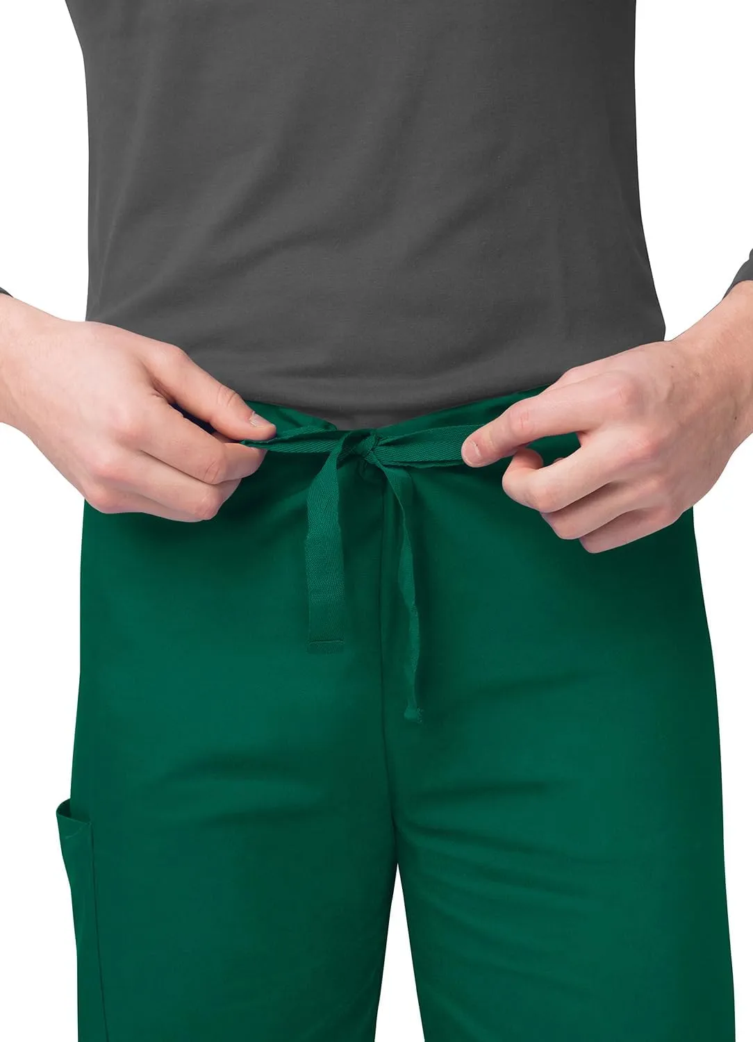 Sivvan Unisex Scrubs - Classic V-Neck Top & Drawstring Pants Scrub Set
