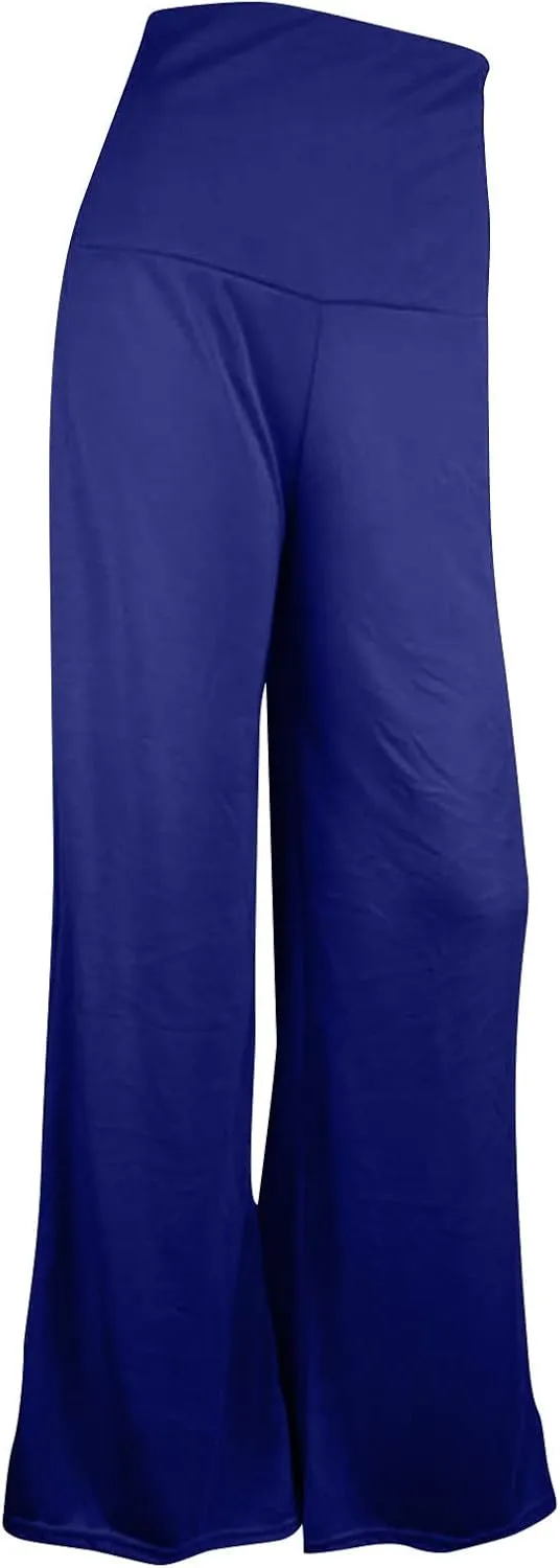 SMIDOW Womens Flare Yoga Pants High Waist Plus Size Tummy Control Wide Leg Flowy Pant Trousers Casual Loose Comfy Gym Pants
