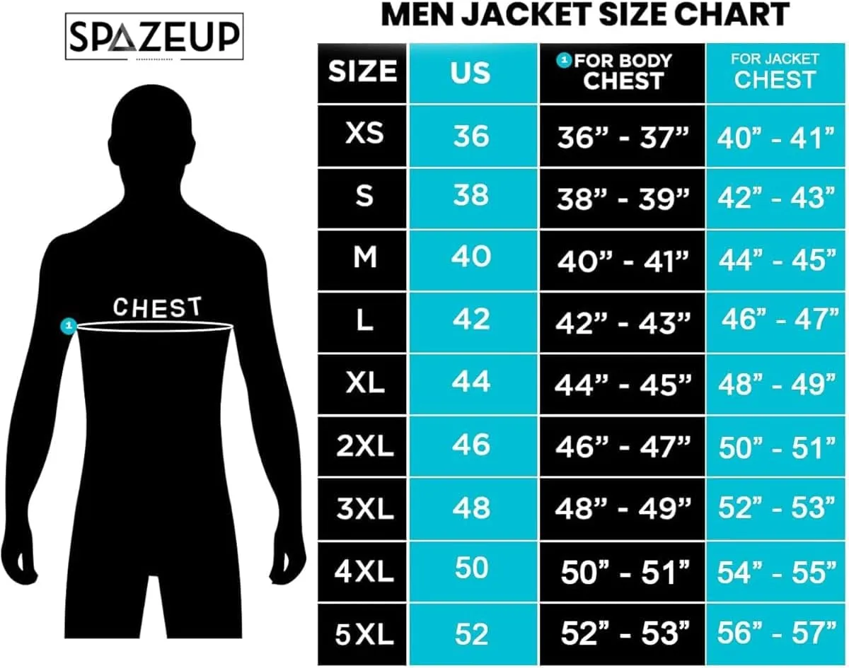 SpazeUp Distressed Red Maroon Leather Jacket Men - Star Superhero Cosplay Costume Jacket Pants